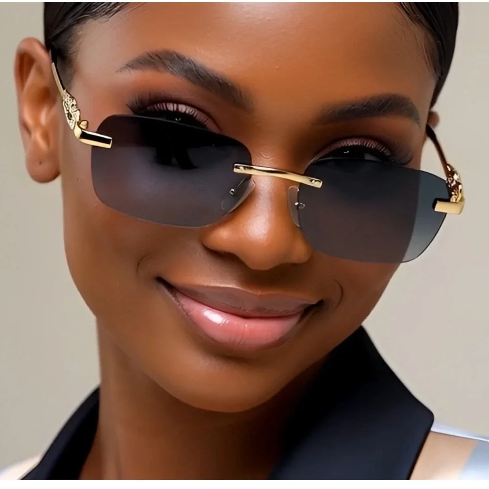 Fashion Sunglasses Vintage Retro Style Hip Hop Dark Black Women Square Gafas New